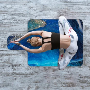 גומי פילאטיס רפורמטור שטיח נגד החלקה כושר מזרן יוגה אימון ליבה רך לנשימה בטמפרטורה גבוהה עמיד ציוד ספורט