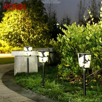 רונין חיצונית הדשא אור יצירתי השמש אטימות IP65 LED גן מודרני לבית המנורה