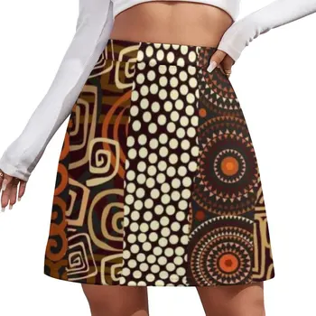 אתניות אפריקאיות דפוס חצאית מיני תלבושות קיץ לנשים 2023 שמלות קיץ אישה 2023