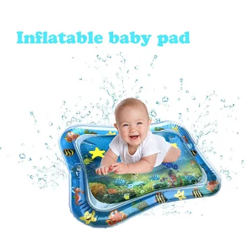 מותק הילדים ממלאים מים מזרן מתנפח התינוק זמן בטן Playmat תינוק לתינוק פעילות מהנה לשחק במרכז התינוק הפעוט צעצועים
