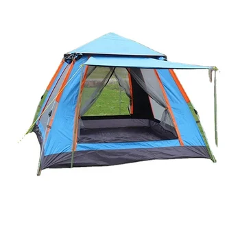 5-6 אדם עמיד למים Windproof קל להגדיר קמפינג מיידי אוטומטי אוהל למשפחה טיול, פסטיבל איסוף