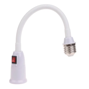 E27 כדי E27 סיומת הנורה שקע ממיר עם גמישות הנורה LampSocket מתאם כבל מאריך