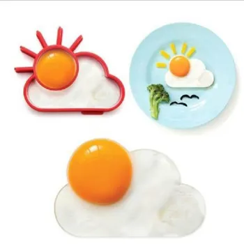 ארוחת בוקר חביתה עובש סיליקון ביצה פנקייק הטבעת יצרנית כלי הבישול DIY אביזרים למטבח מכשיר ביצה מפוטר עובש